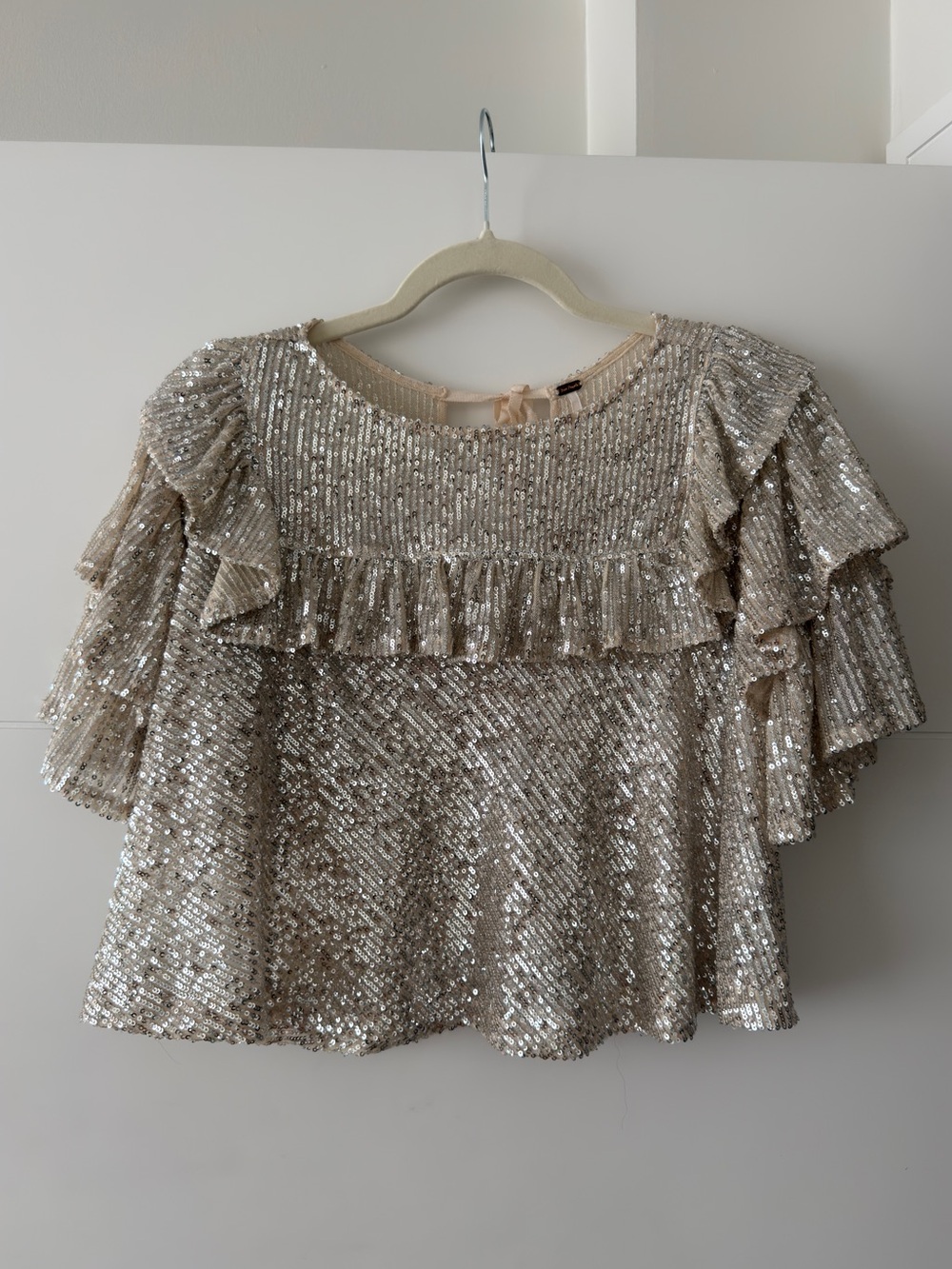 Free People Sequin Top